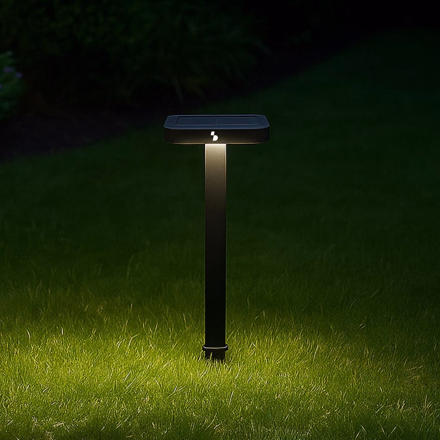 Lampada solare da giardino con picchetto da terra, 2 livelli di luminosità, 2 temperature di colore, grado di protezione IP54
