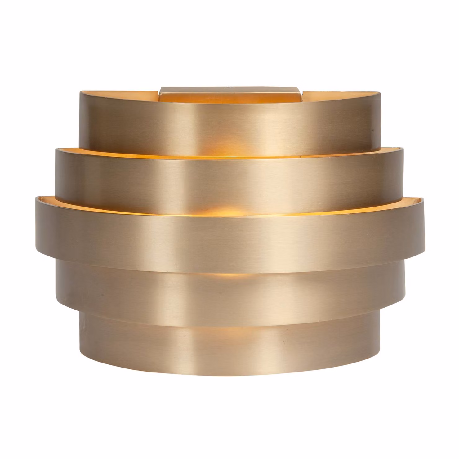 HighLight Applique da parete Scudo, dimmerabile, Ottone / Oro, Soggiorno / Sala da pranzo, Alluminio, Applique