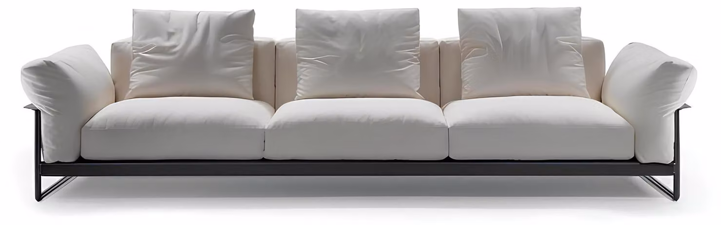 Design Dreisitzer Couch Polster Sofa Moderne 3er Sitz Sofas Zimmer Möbel