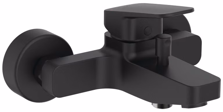 Ideal Standard Ceraplan, miscelatore per vasca da bagno da esterno, proiezione 115-120 mm BD256XG Nero (Silk Black)