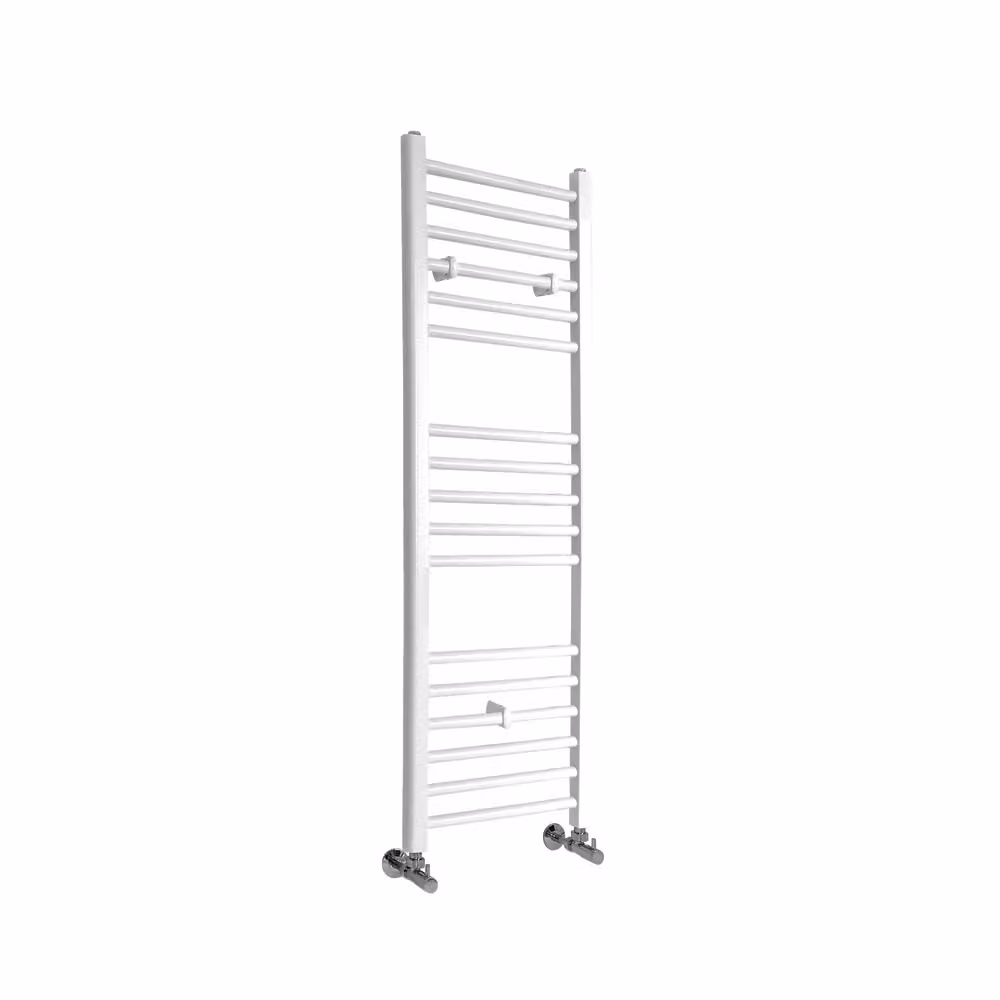 Scaldasalviette di Design Bianco - Termoarredo Bagno Piatto - 1200 x 400mm - 410W - Ive