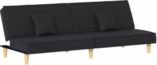 Divano letto | Sof¨¤ letto | Letto singolo Nero in Tessuto