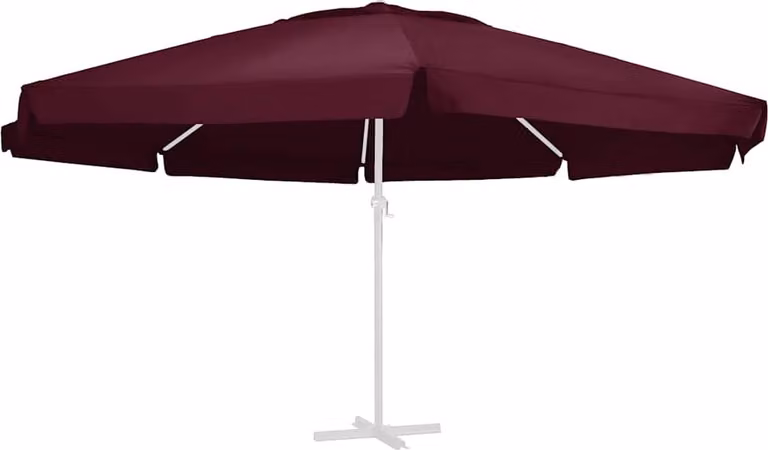 Maison Exclusive - Rivestimento di ricambio per ombrellone rosso bordeaux 610 cm