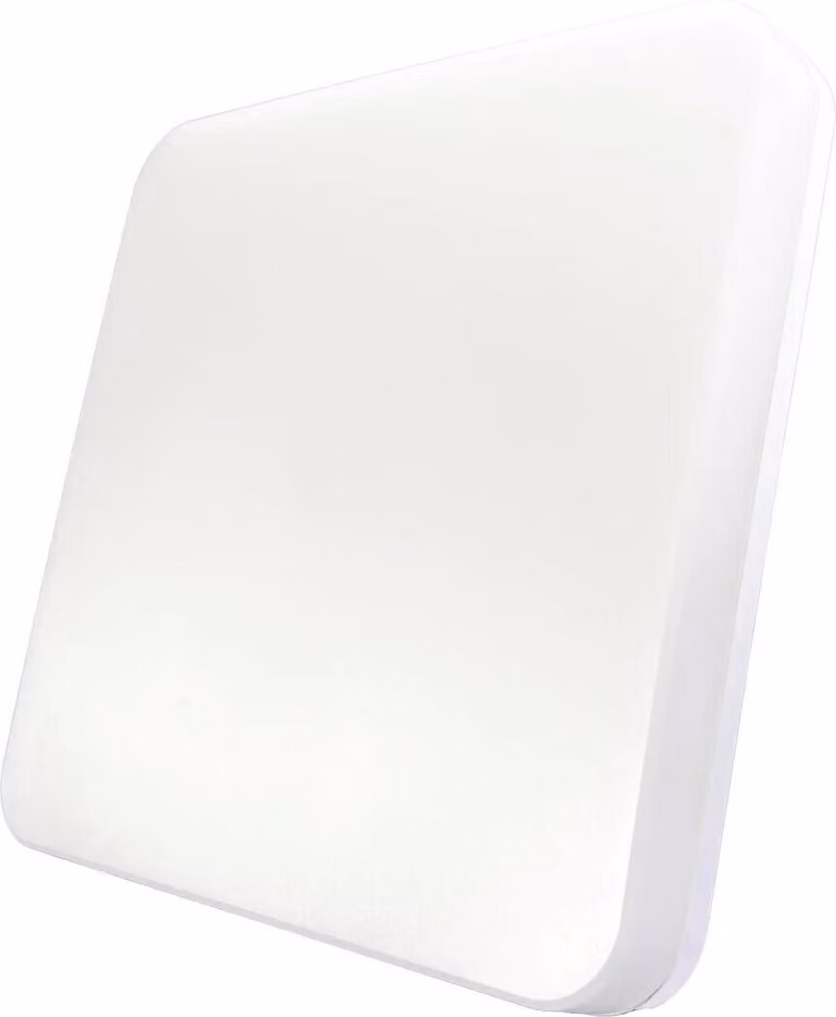 Plafoniera LED 28W | Classe di protezione IP40 | Lampada da parete CCT colori regolabili 3000-6500 K | Angolare, 25 x 25 cm | 3000lm, bianco