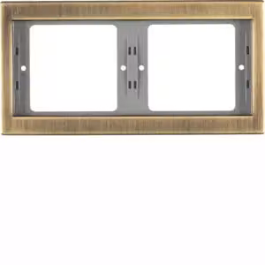 Berker MAN0103417, Bronzo, Ottone, Senza viti, Berker, Serie K.5, Grado di protezione IP20