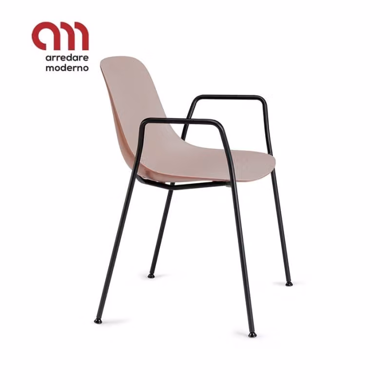 Sedia Loop Binuance Infiniti Design con braccioli