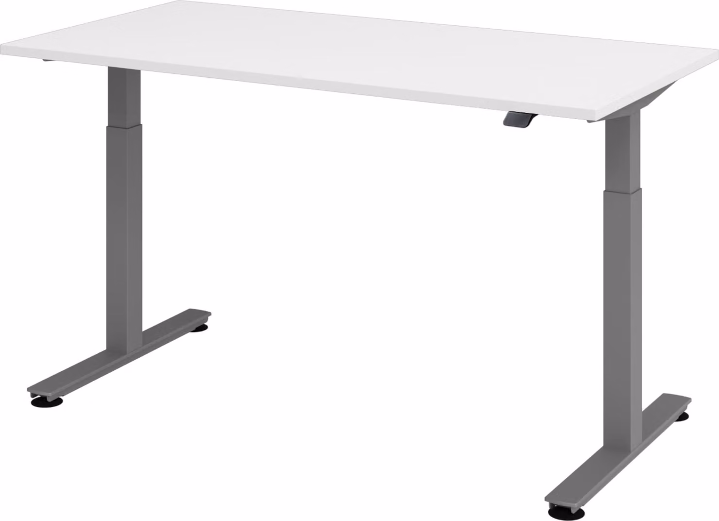 Scrivania elettrica bümö XMST - Finitura: bianco, dimensioni: 160 x 80 cm, struttura: grafite