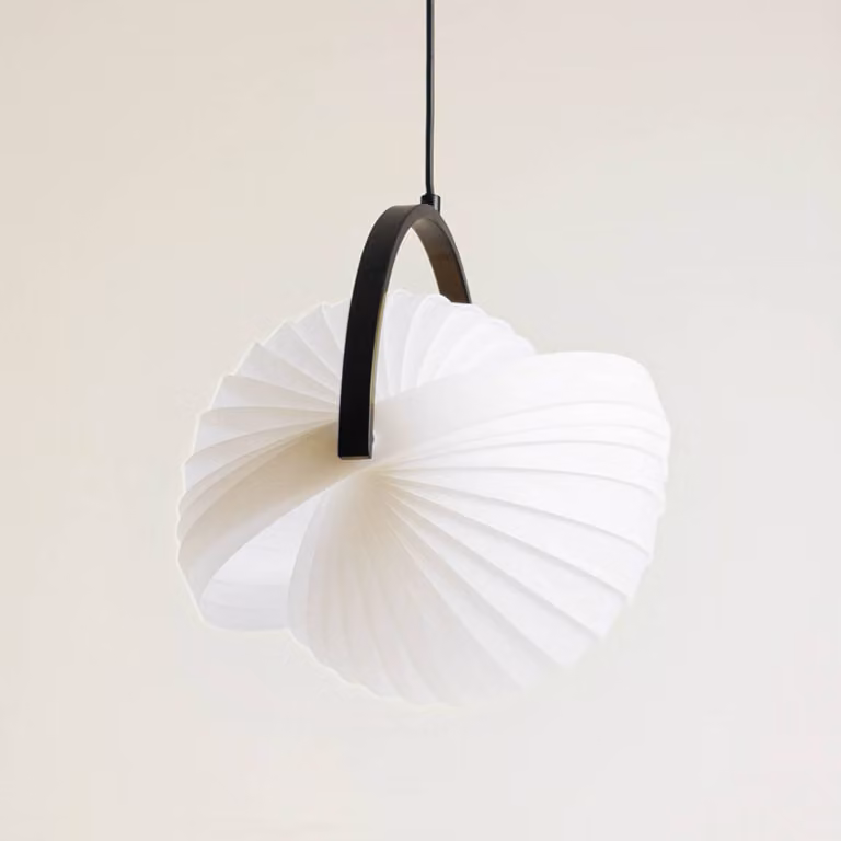 Lampada a sospensione Helva Lucande, dimmerabile, Bianco / Opale, Soggiorno / Sala da pranzo, Plastica, Scandinavo, Lampada a sospensione
