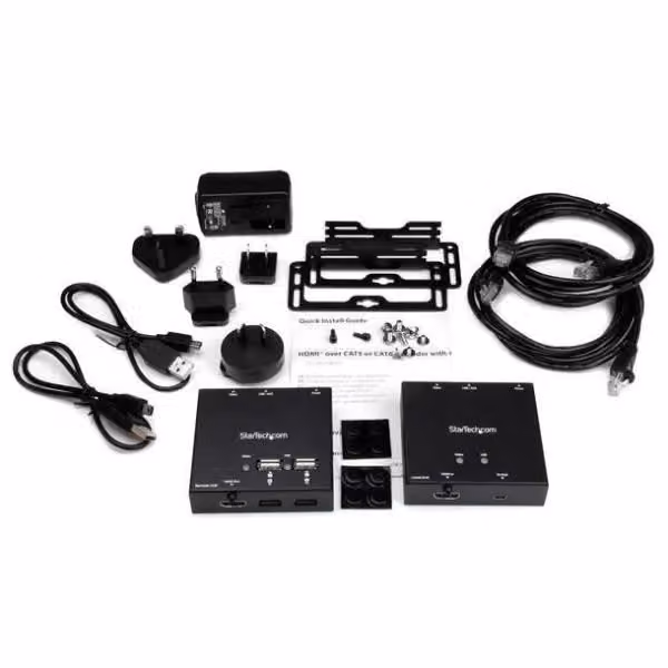 Extender HDMI via CAT6 Startech.com con Hub USB-A a 4 porte, Full HD, 50m, Nero - ST121USBHD – 2