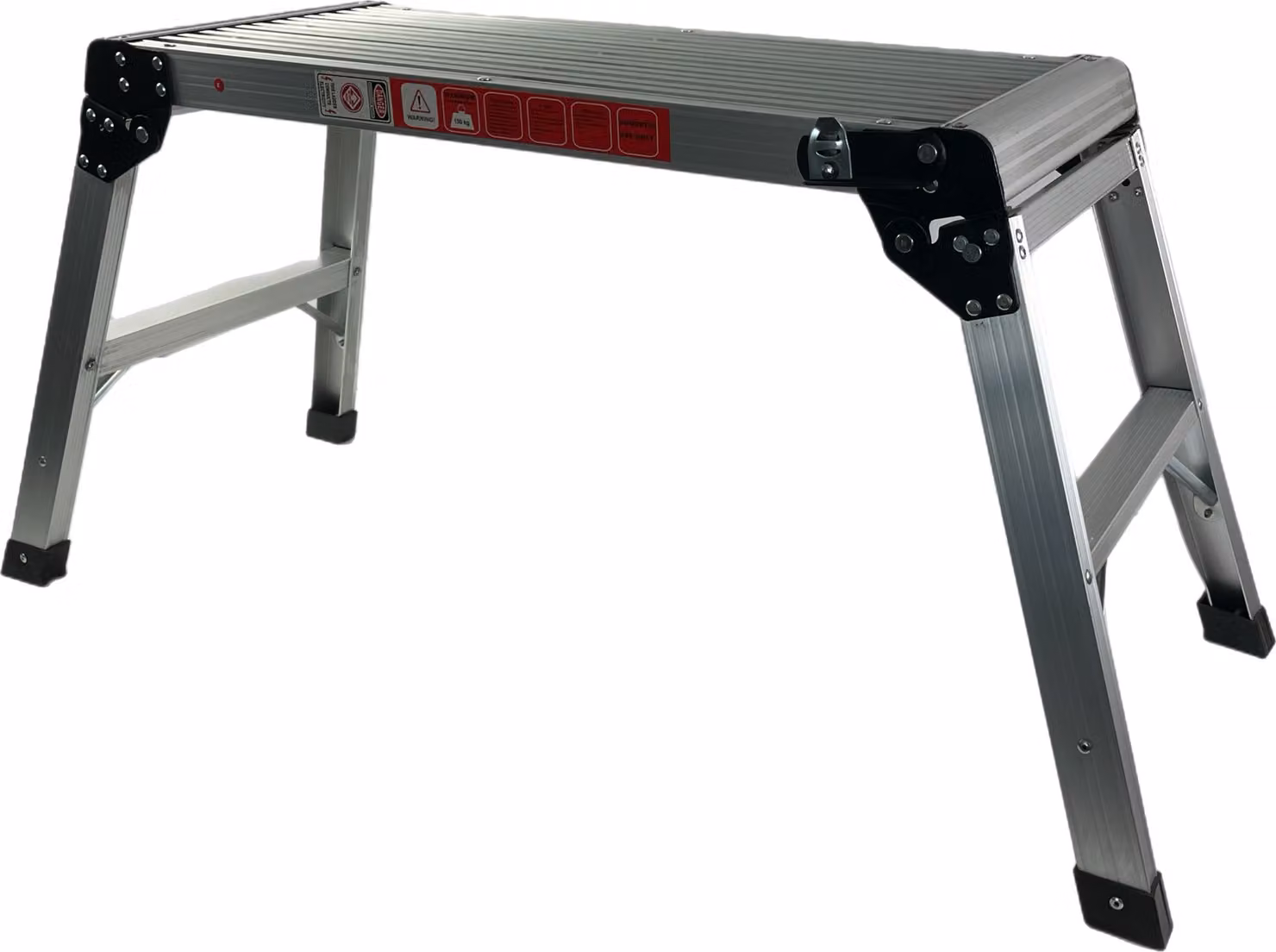 VaGo Piattaforma di lavoro Scala a pioli pieghevole Scala in alluminio Scala a pioli 76 x 31 cm