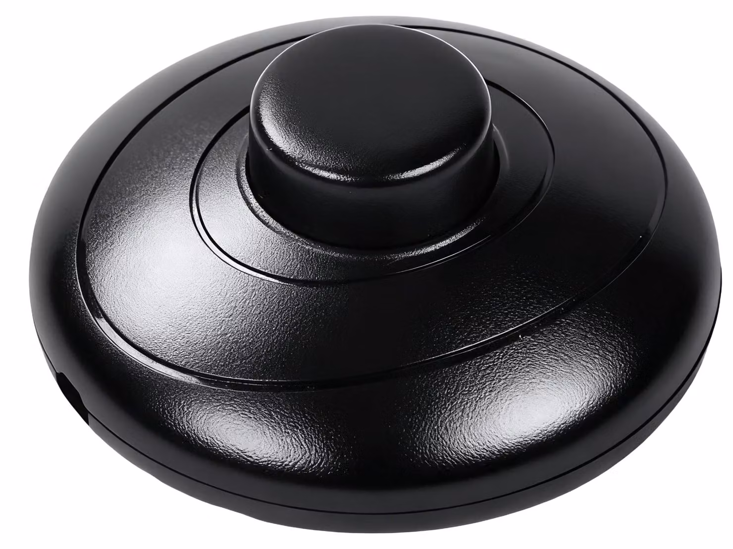 Interruttore a pedale per lampada da terra, rotondo, 2 A, 250 V, nero
