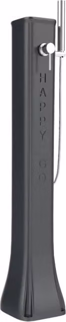 Doccia Solare da Giardino 23L Miscelatore e Doccetta Mobile Arkema Happy Go Grigio Antracite