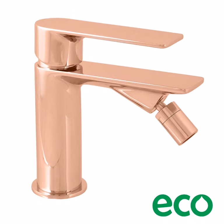 NIL - Rubinetto per bidet senza scarico, Rose Gold - lucido NL144.0ZRL, RAV Slezák
