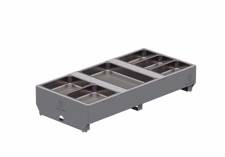 Supporto vaschette GASTRO RACK per braciere Vulcanus