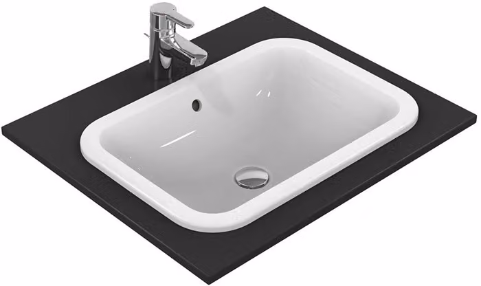 Ideal Standard lavabo da incasso CONNECT rettangolare 580 x 410 x 175 mm bianco