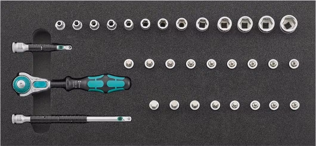 Modulo utensili 1/3 Chiave a bussola da 1/4" Zyklop con funzione di bloccaggio Wera | 4053569861922