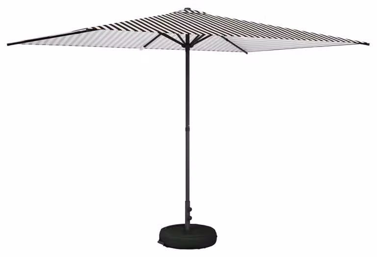 Ombrello da giardino 200 x 300 cm Poliestere Rettangolare