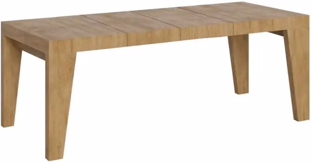 Tavolo allungabile 200/304x90 cm Naxy Premium colore quercia natura