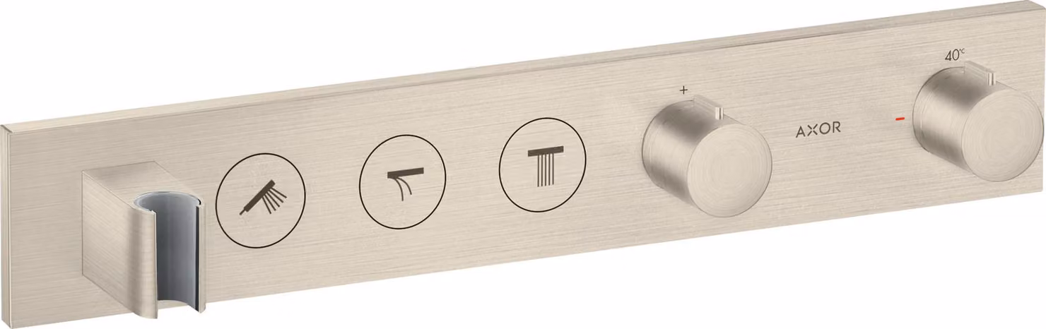 hansgrohe AXOR ShowerSolutions module de thermostat Select 530/90, encastré, 3 consommateurs, set complet, 18356820, 18356820