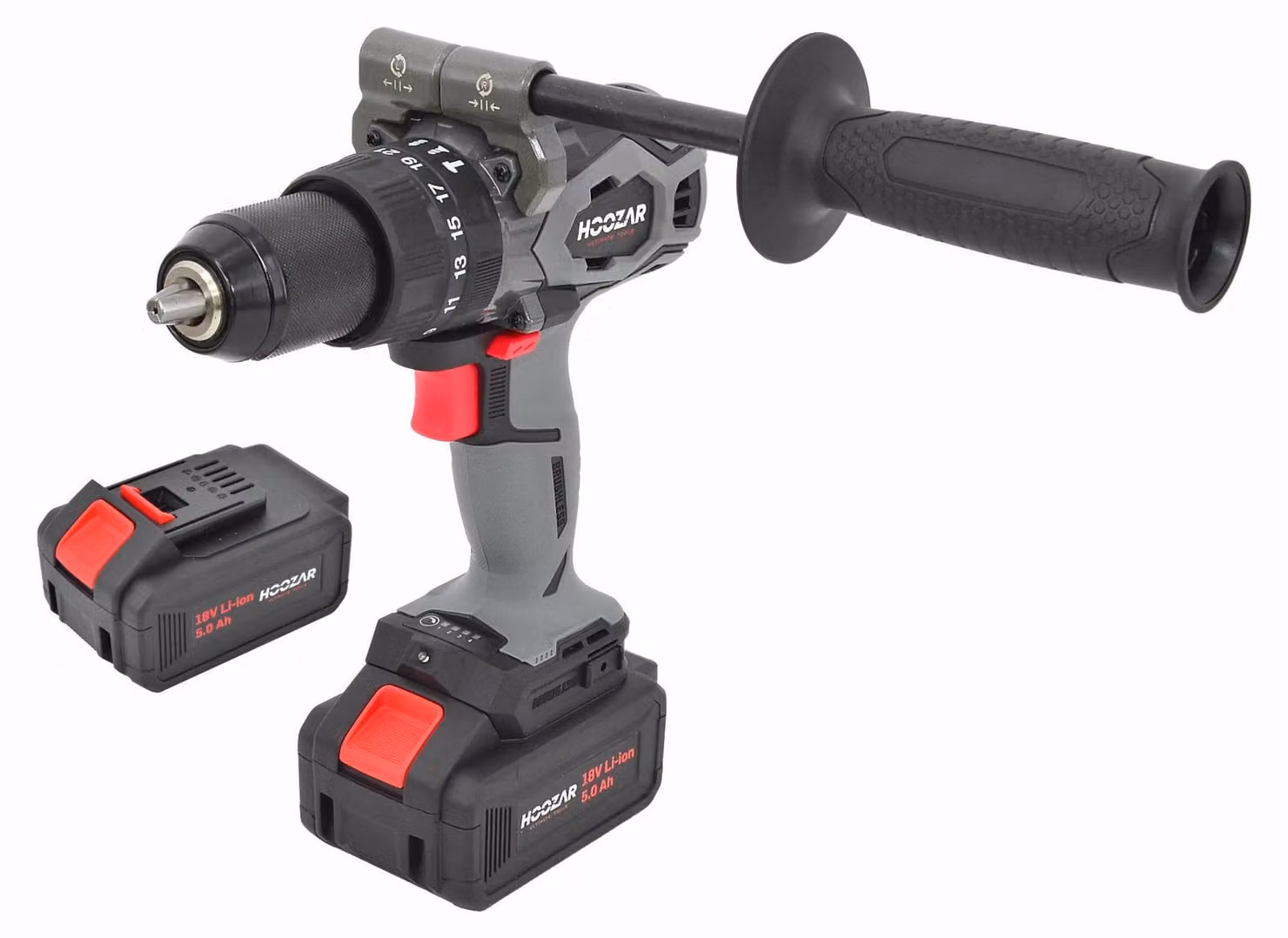 Hoozar avvitatore a percussione senza spazzole 18V 2x5,0Ah 135Nm CDH135BL-T2