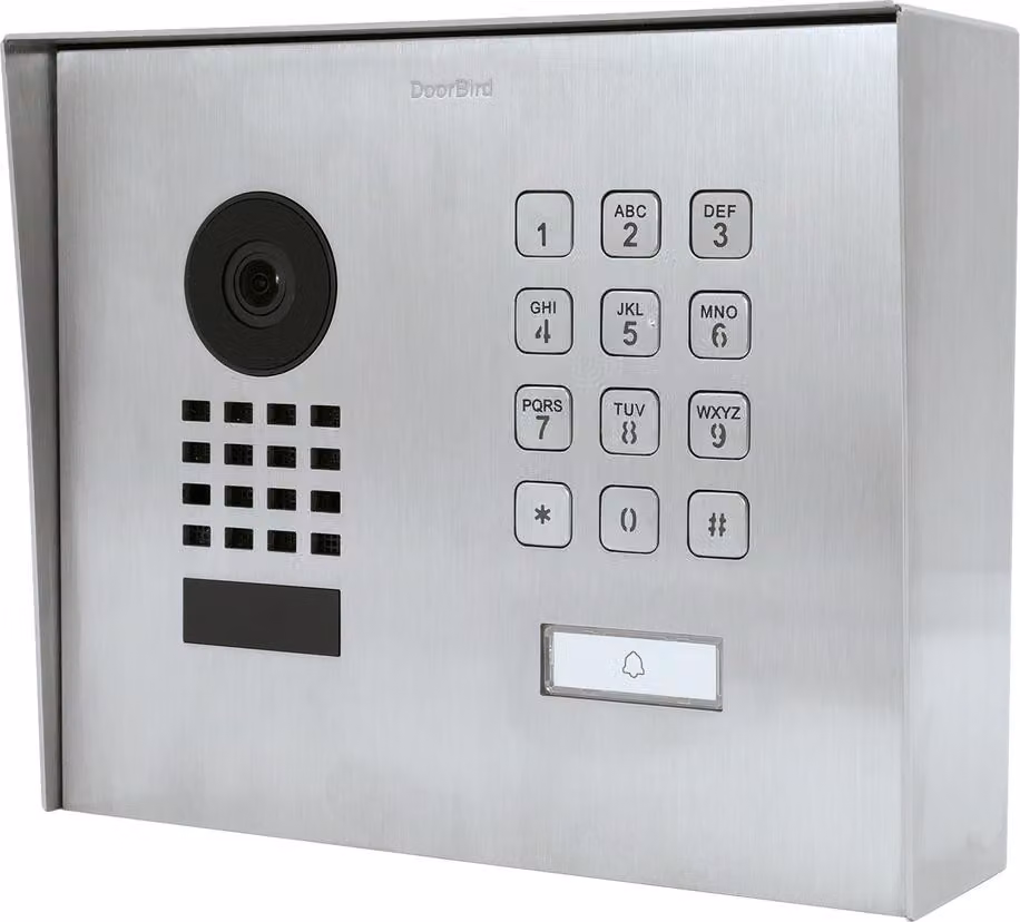DoorBird D1101KH: videocitofono IP da incasso a vista in acciaio inossidabile V4A