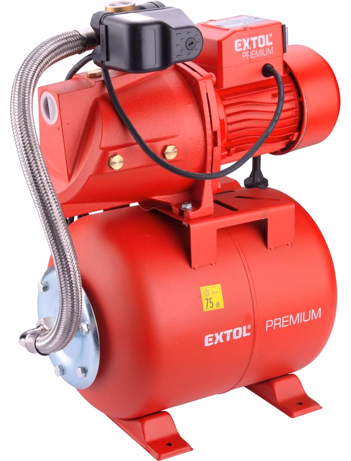 Pompa per acqua sanitaria Extol Premium (8895095) Jet con serbatoio di pressione, 750W, 5270l/ora
