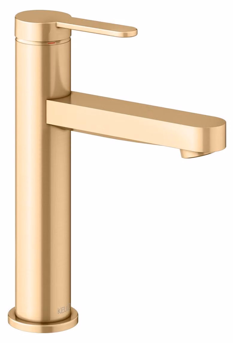 KEUCO IXMO Flat Mitigeur monocommandé pour lavabo 130, sans vidage à tirette, saillie 124mm, 59501253101, 59501253101