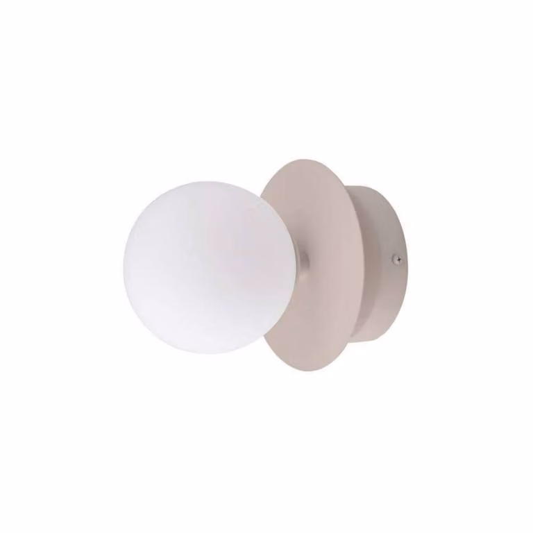 Globen Lighting Applique da parete ART DECO, dimmerabile, Crema / Ambra, Soggiorno / Sala da pranzo, Metallo, Design, Applique