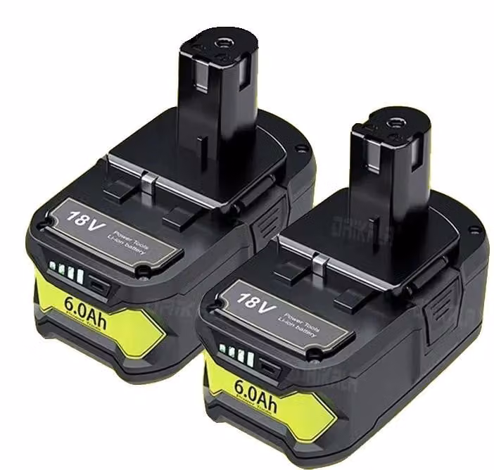 Batterie ricaricabili, 18V, 6,0Ah, agli ioni di litio, confezione da 2