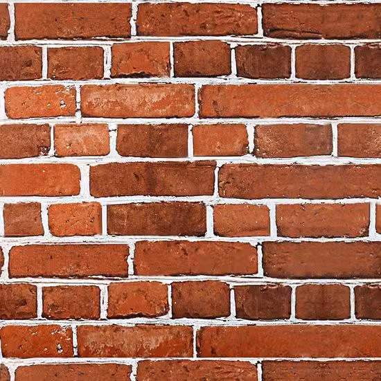 Azomor: pellicola adesiva effetto mattoni rossi per decorazioni d'interni versatili