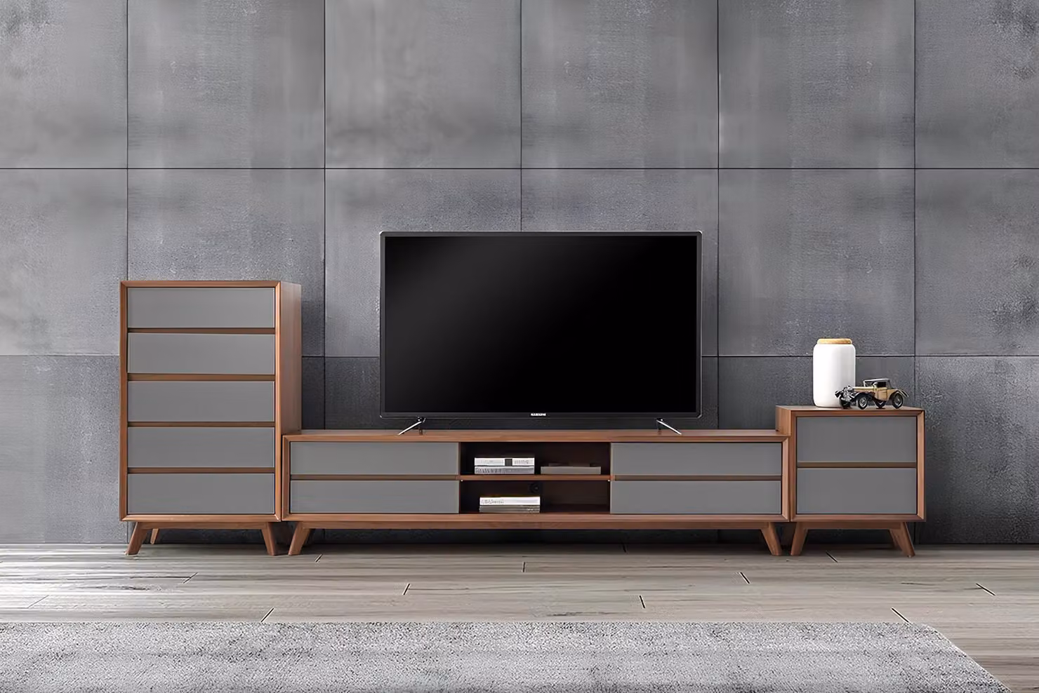 Italienische Holz Möbel Designer Wohn Zimmer Wand Kommode Sideboard Wohnzimmer