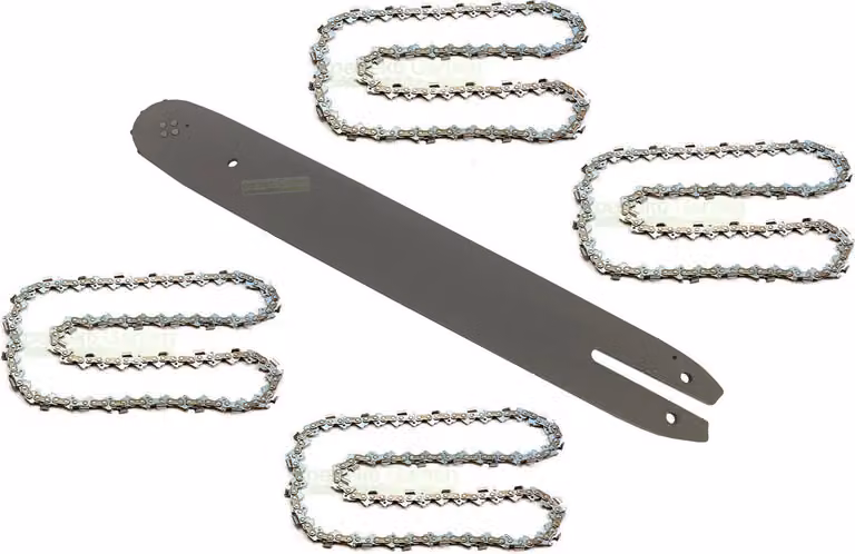 35 cm (14") / 1,3 mm / 3/8" / 50 TG barra + set di catene 4X per motosega STIHL