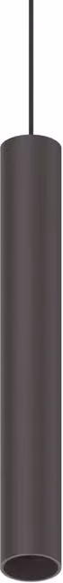 Sistema Lineare Sospeso EGO Ideal Lux, LED 12W, Luce Calda 3000K, Nero, Dimmerabile