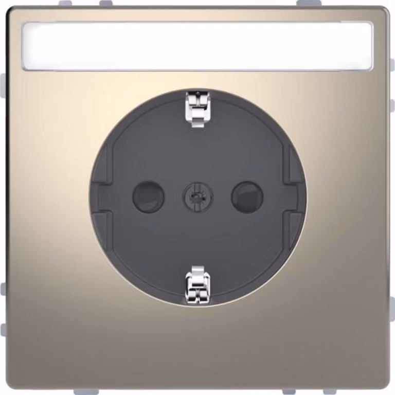 MERTEN MEG2302-6050 Presa SCHUKO in nichel metallizzato, System Design
