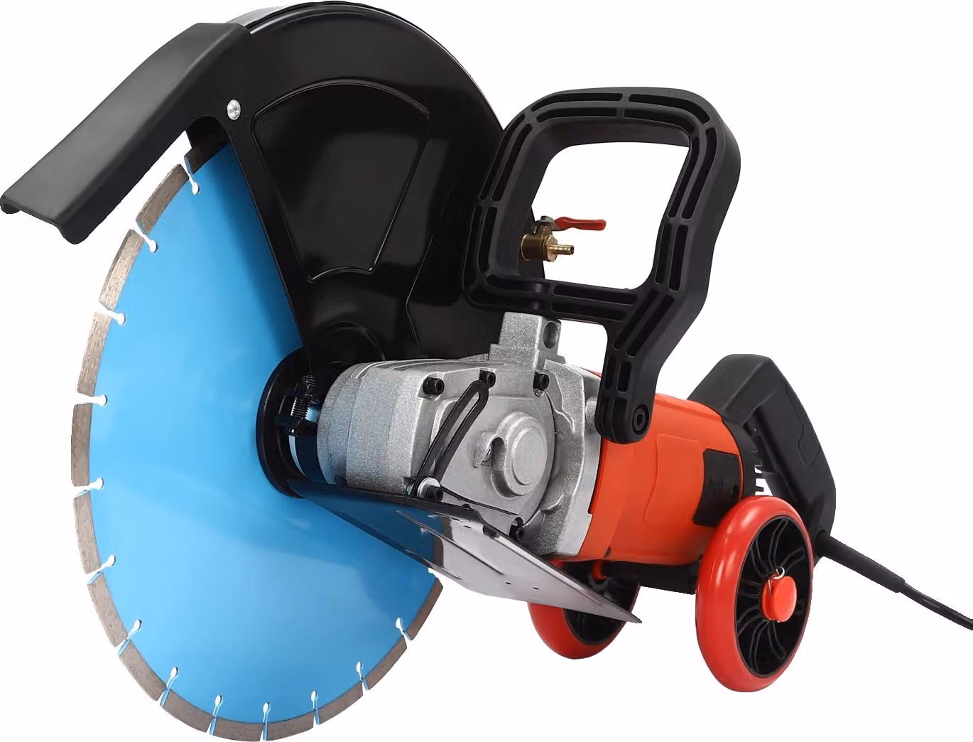 Sega per calcestruzzo, utensile da taglio portatile, motore ad alte prestazioni, blu