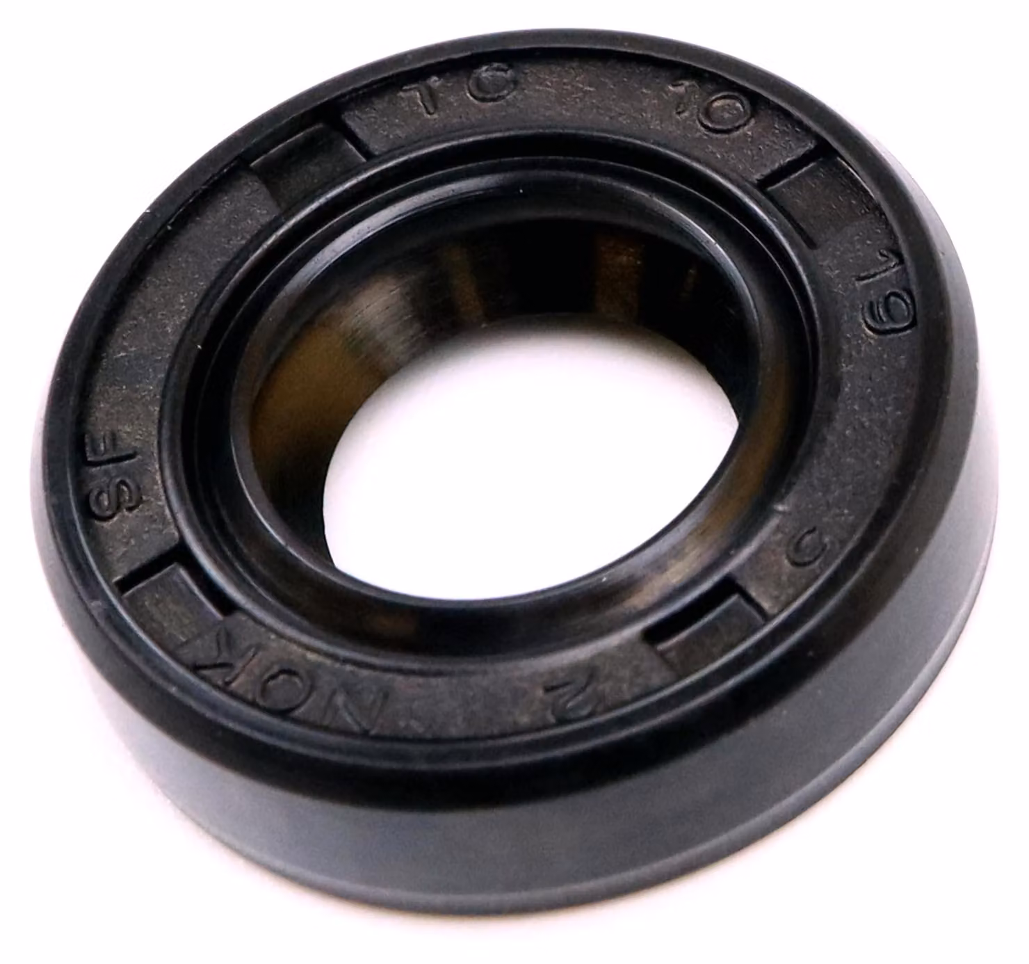 Guarnizione labiale 10x19x5 mm, materiale NBR70, conforme alla norma DIN 3760