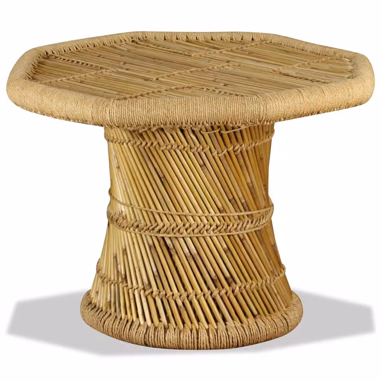 Maison Exclusive - Tavolino ottagonale in bambù 60x60x45 cm