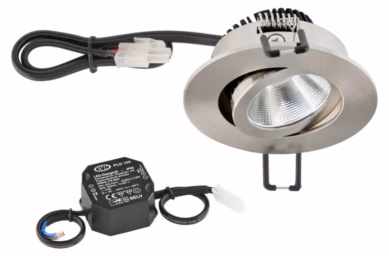 EVN Lichttechnik P-LED plafone da incasso 3000K 230V tondo eds PC20N61302