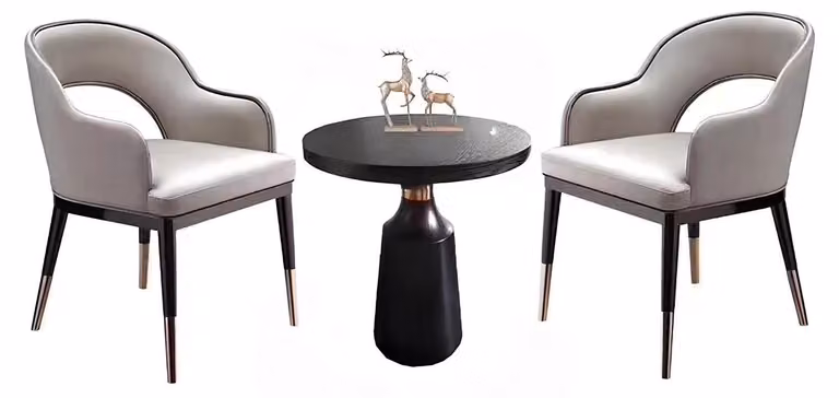 Sessel Metall Design Polster Lounge Stuhl Sitz Relax Luxus Zimmer Warte Club