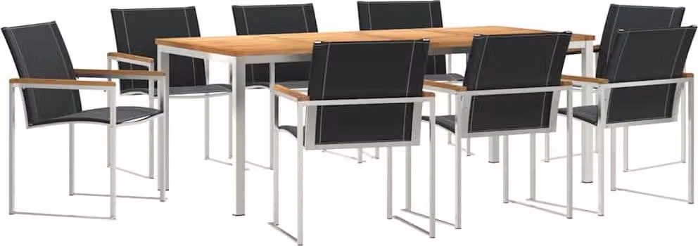 Set da Pranzo per Giardino 9 pcs
