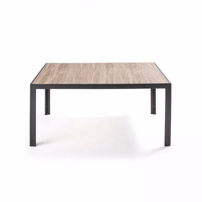 Tavolo da giardino in alluminio e Vetroceramica - Oviala Tivoli