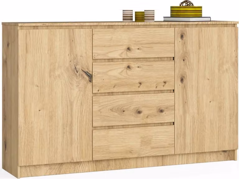 Cassettiera ampia combinata SAVRILA - rovere artisan