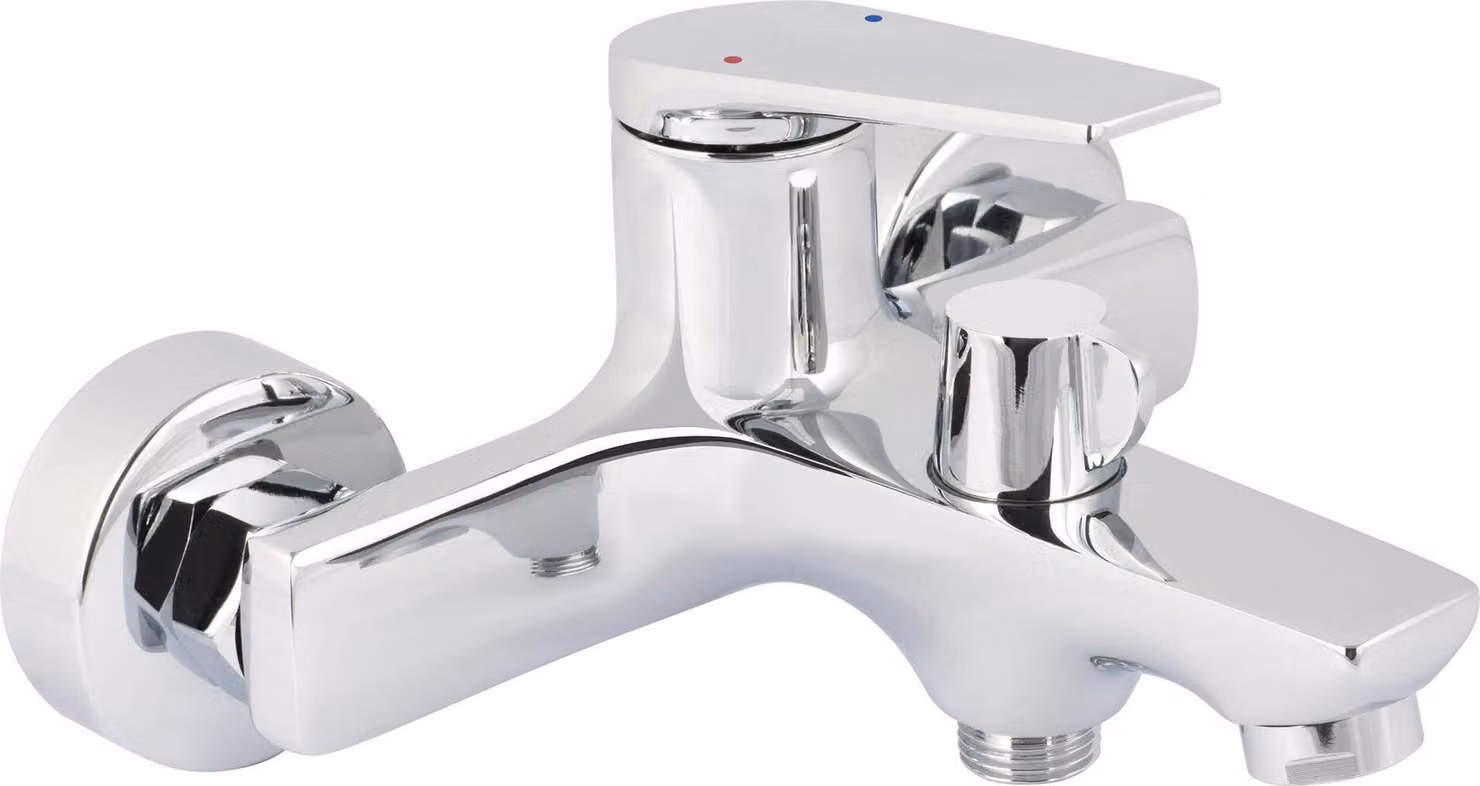 Wall-mounted bathtub faucet