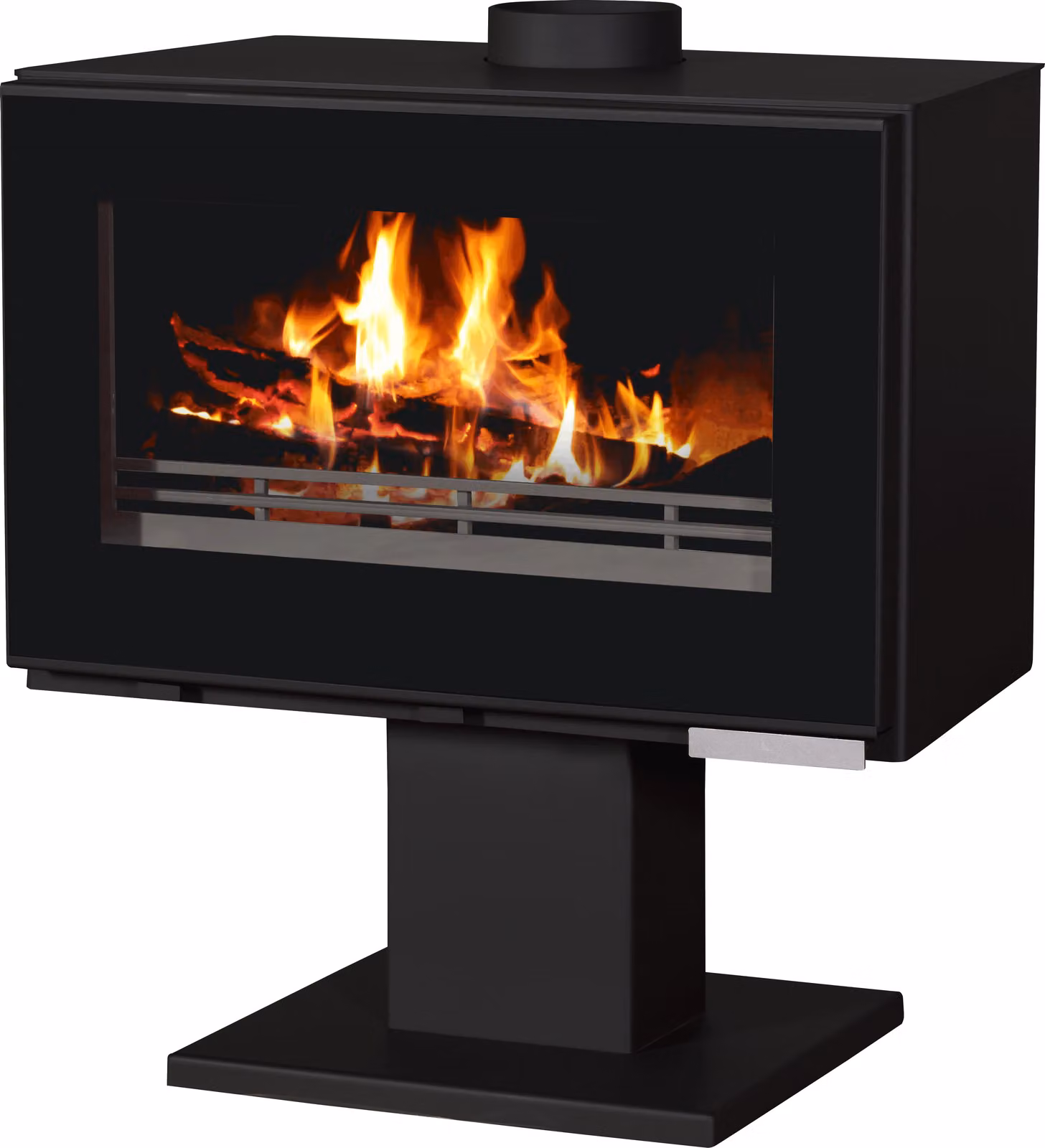 Stufa a legna Victoria Unica – 10 kW, con vetro panoramico – Classe A