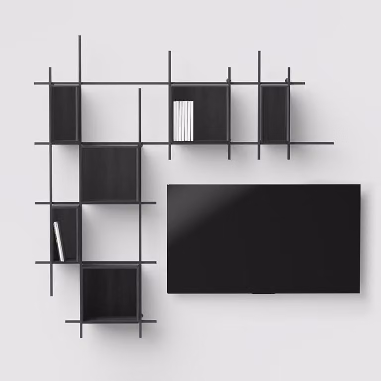 Libreria Libra Pezzani 0/72-6 contenitori in laminato