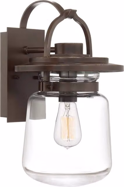 Applique esterna Lasalle Quintiesse bronzo E27 IP44