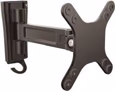 Supporto parete per monitor e TV Startech.Com, VESA 100x100, orientabile, colore nero
