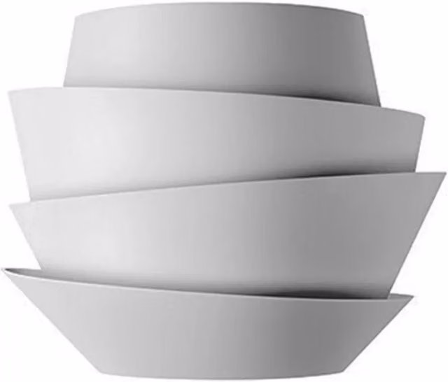 Applique Foscarini Le Soleil bianca con illuminazione LED a parete