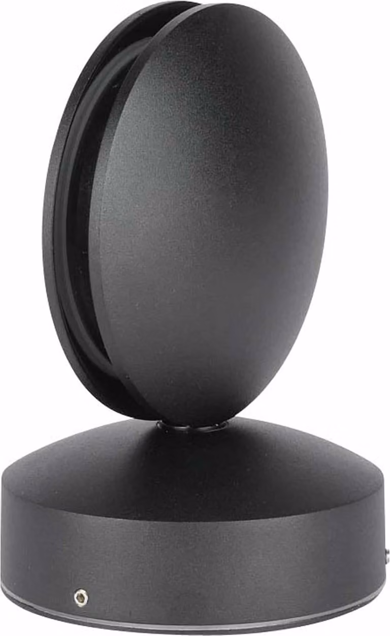 V-TAC VT-707 Lampada LED 7W da parete nero wall light bianco naturale 4000K IP65 - SKU 8220