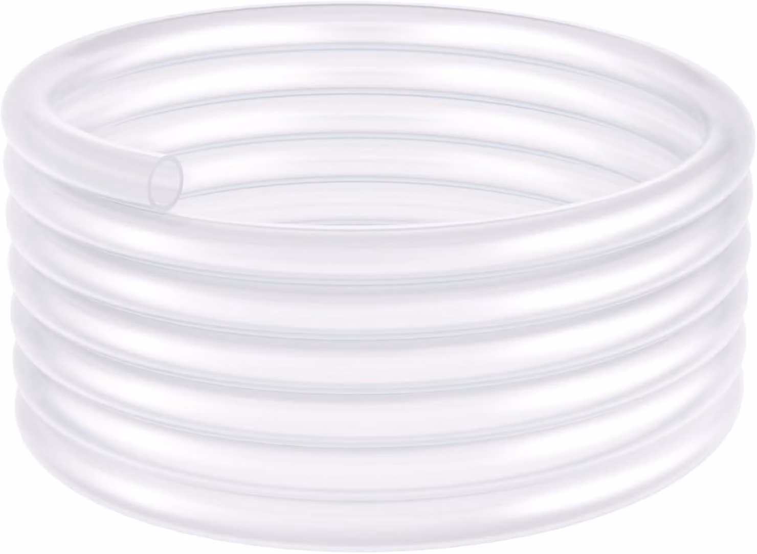 Tubo in PVC trasparente, 4x6 mm, 5 metri, flessibile